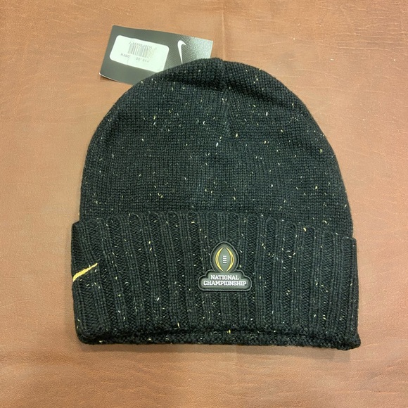 PRICE IS FIRM Brand new Nike LSU Tigers National Champs beanie - Picture 2 of 2